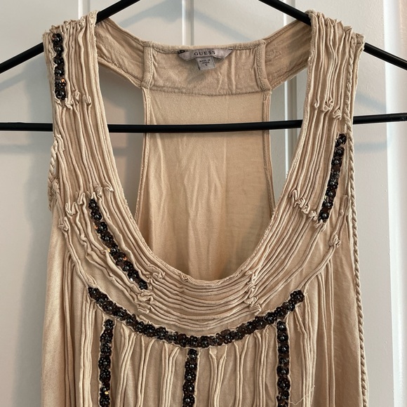 Guess Women’s Boho Sequin Halter Tank Top - Picture 5 of 7